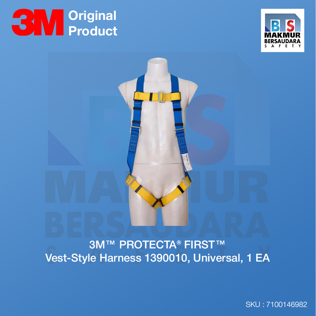 image product 3M PROTECTA FIRST Vest-Style Harness 1390010, Universal, 1 EA (7100146982)