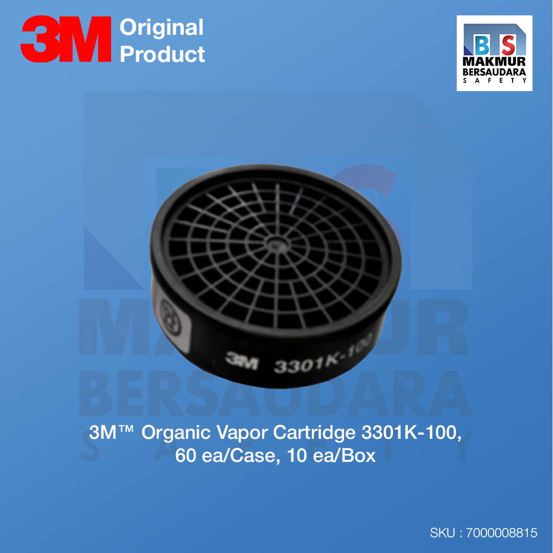 image product 3M Organic Vapor Cartridge 3301K-100, 60 ea/Case (7000008815)