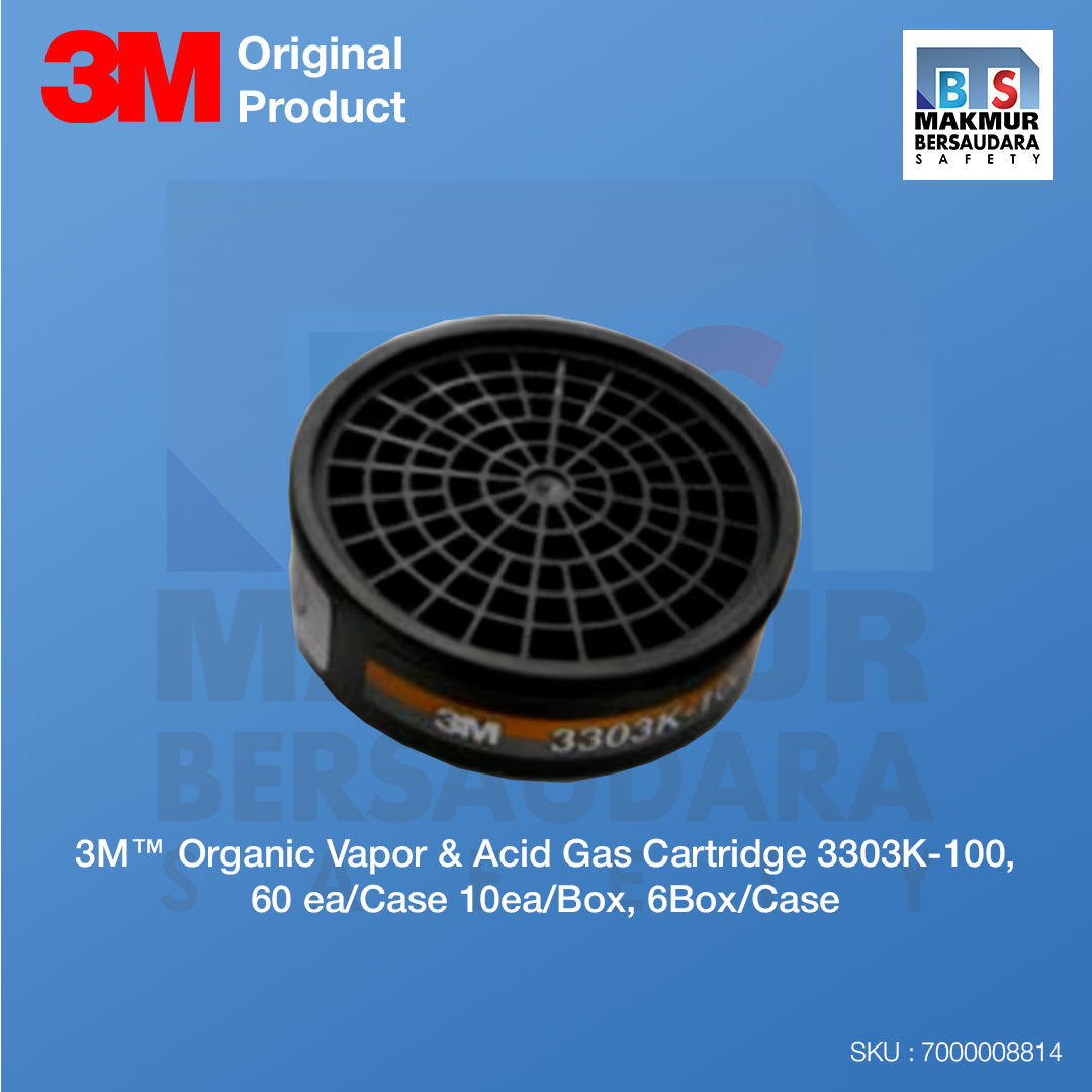 image product 3M Organic Vapor & Acid Gas Cartridge 3303K-100, 60 ea/Case (7000008814)