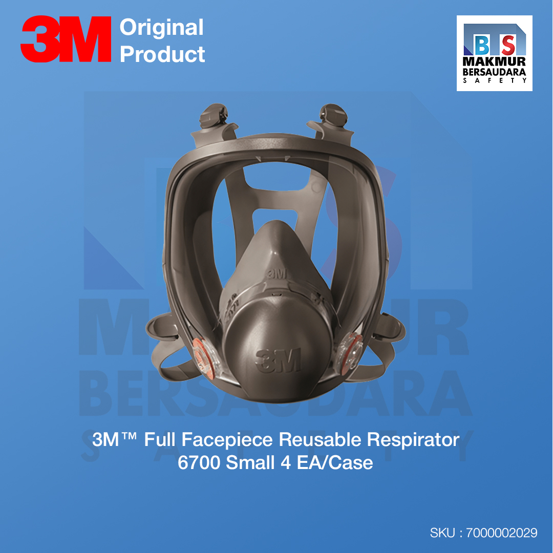 image product 3M Full Facepiece Reusable Respirator 6700 Small 4 EA/Case (7000002029)